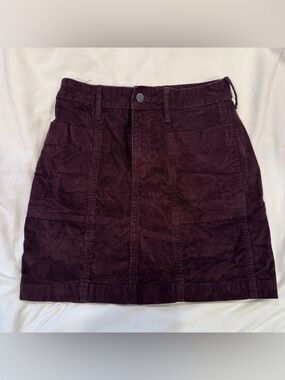Old Navy | Maroon Corduroy Skirt
